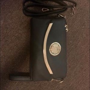 Black crossbody purse